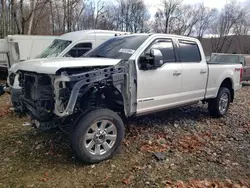 Salvage trucks for sale at West Warren, MA auction: 2019 Ford F350 Super Duty