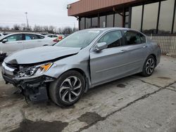 Salvage cars for sale at Fort Wayne, IN auction: 2017 Honda Accord EX