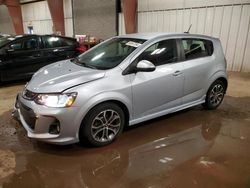 Salvage cars for sale at auction: 2017 Chevrolet Sonic LT