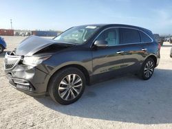 Acura mdx salvage cars for sale: 2016 Acura MDX Technology