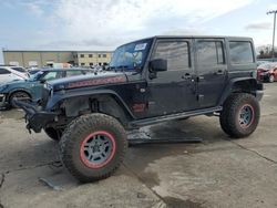 Salvage cars for sale from Copart Wilmer, TX: 2014 Jeep Wrangler Unlimited Sport