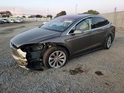 Salvage cars for sale at San Diego, CA auction: 2016 Tesla Model X