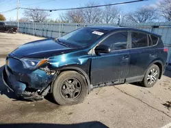 Salvage cars for sale at Moraine, OH auction: 2018 Toyota Rav4 LE