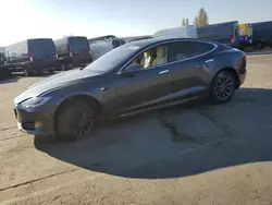 Salvage cars for sale at Hayward, CA auction: 2017 Tesla Model S