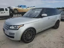 Land Rover salvage cars for sale: 2016 Land Rover Range Rover HSE