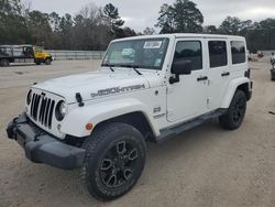 Jeep Wrangler salvage cars for sale: 2017 Jeep Wrangler Unlimited Sahara