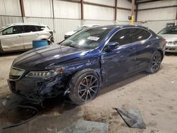 Salvage cars for sale at Pennsburg, PA auction: 2015 Acura TLX Advance