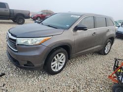 Toyota salvage cars for sale: 2016 Toyota Highlander LE