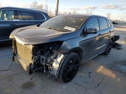 Salvage cars for sale from Copart Dyer, IN: 2019 Ford Edge ST