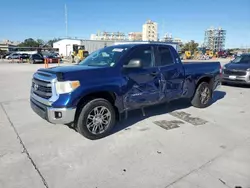 Salvage trucks for sale at New Orleans, LA auction: 2015 Toyota Tundra Double Cab SR