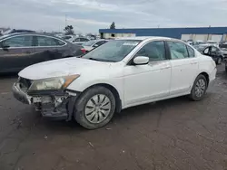 Salvage cars for sale at Woodhaven, MI auction: 2009 Honda Accord LX