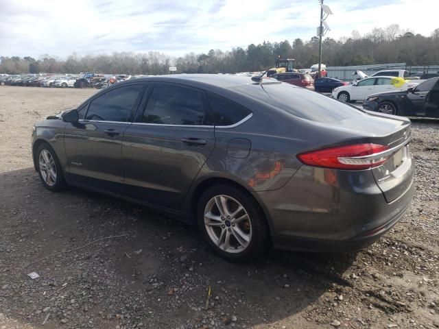 2018 Ford Fusion SE Hybrid