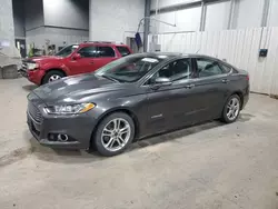 Ford Fusion Titanium hev salvage cars for sale: 2015 Ford Fusion Titanium HEV