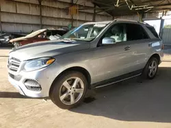 Vehiculos salvage en venta de Copart Phoenix, AZ: 2016 Mercedes-Benz GLE 350