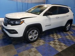 Salvage cars for sale from Copart Hampton, VA: 2023 Jeep Compass Latitude