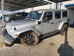 Salvage cars for sale at Sacramento, CA auction: 2023 Jeep Wrangler Sahara 4XE