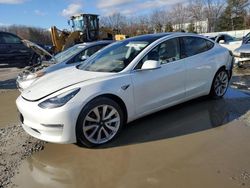 Salvage cars for sale at North Billerica, MA auction: 2019 Tesla Model 3