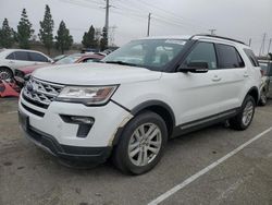 Salvage cars for sale from Copart Rancho Cucamonga, CA: 2019 Ford Explorer XLT