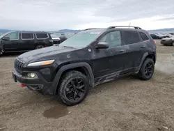 Jeep salvage cars for sale: 2017 Jeep Cherokee Trailhawk