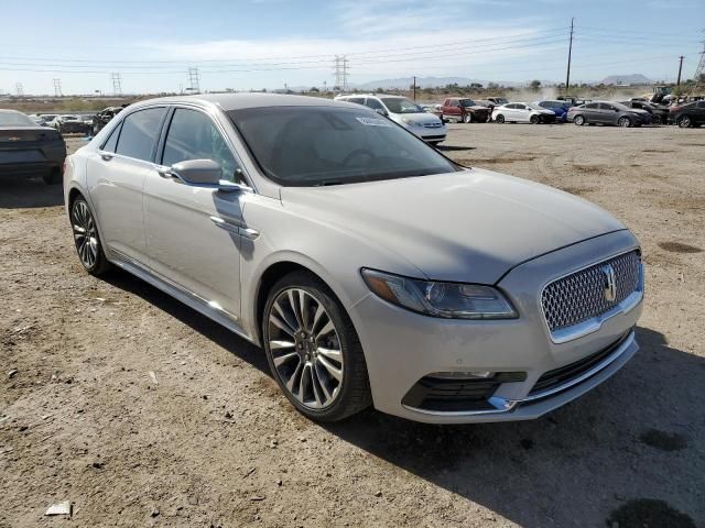 2019 Lincoln Continental Select