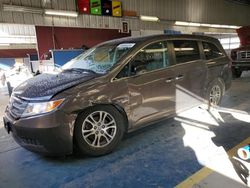 Salvage cars for sale at Fort Wayne, IN auction: 2012 Honda Odyssey EXL