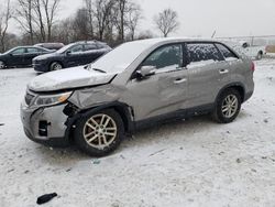 Salvage cars for sale at Cicero, IN auction: 2014 KIA Sorento LX