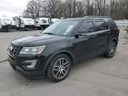 Salvage cars for sale from Copart Glassboro, NJ: 2017 Ford Explorer Sport