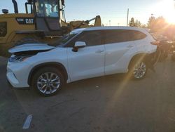 Toyota Highlander salvage cars for sale: 2020 Toyota Highlander Limited