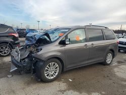 Salvage cars for sale from Copart Indianapolis, IN: 2015 Toyota Sienna XLE