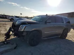 Salvage cars for sale at auction: 2018 Cadillac Escalade Luxury