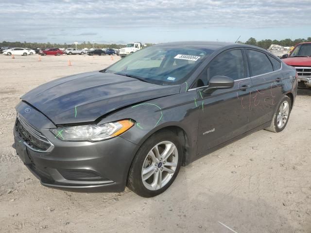 2018 Ford Fusion SE Hybrid