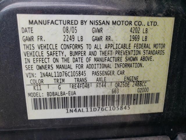 2006 Nissan Altima S