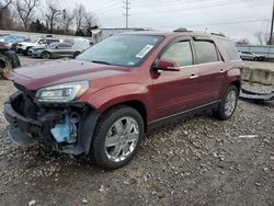 Salvage cars for sale at Bridgeton, MO auction: 2017 GMC Acadia Limited SLT-2