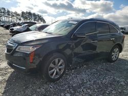 Salvage cars for sale at Loganville, GA auction: 2016 Acura MDX Advance