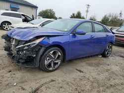 Salvage cars for sale at Midway, FL auction: 2023 Hyundai Elantra Limited