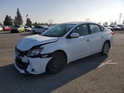 2017 Nissan Sentra S en venta en Rancho Cucamonga, CA