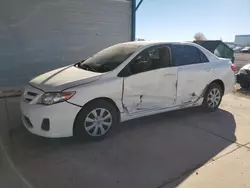 Toyota Corolla Vehiculos salvage en venta: 2011 Toyota Corolla Base