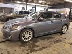 Salvage cars for sale at Wheeling, IL auction: 2013 Lexus CT 200