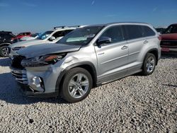 2018 Toyota Highlander Hybrid Limited en venta en Taylor, TX