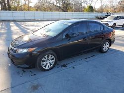 2012 Honda Civic LX en venta en Savannah, GA