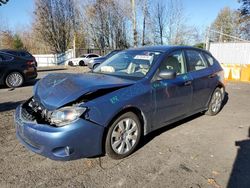 Salvage cars for sale at Portland, OR auction: 2008 Subaru Impreza 2.5I