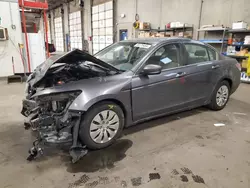 Salvage cars for sale at Blaine, MN auction: 2010 Honda Accord LX