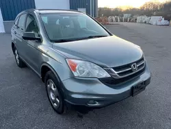 Salvage cars for sale at North Billerica, MA auction: 2011 Honda CR-V LX