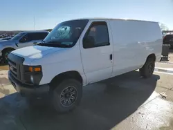 Salvage cars for sale at Grand Prairie, TX auction: 2013 Ford Econoline E250 Van