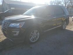 Salvage cars for sale at Wichita, KS auction: 2016 Ford Explorer Limited