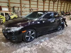 Salvage cars for sale at London, ON auction: 2017 Honda Civic Touring