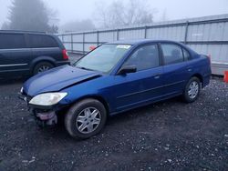 Salvage cars for sale at Finksburg, MD auction: 2005 Honda Civic DX VP