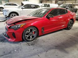 Salvage cars for sale at Eldridge, IA auction: 2018 KIA Stinger GT2