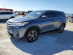 Buy Salvage Cars For Sale now at auction: 2019 Toyota Highlander LE