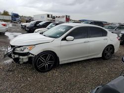 Salvage cars for sale from Copart Houston, TX: 2017 Honda Accord Sport Special Edition